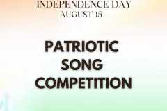 Patriotic song competition-Department of Botany